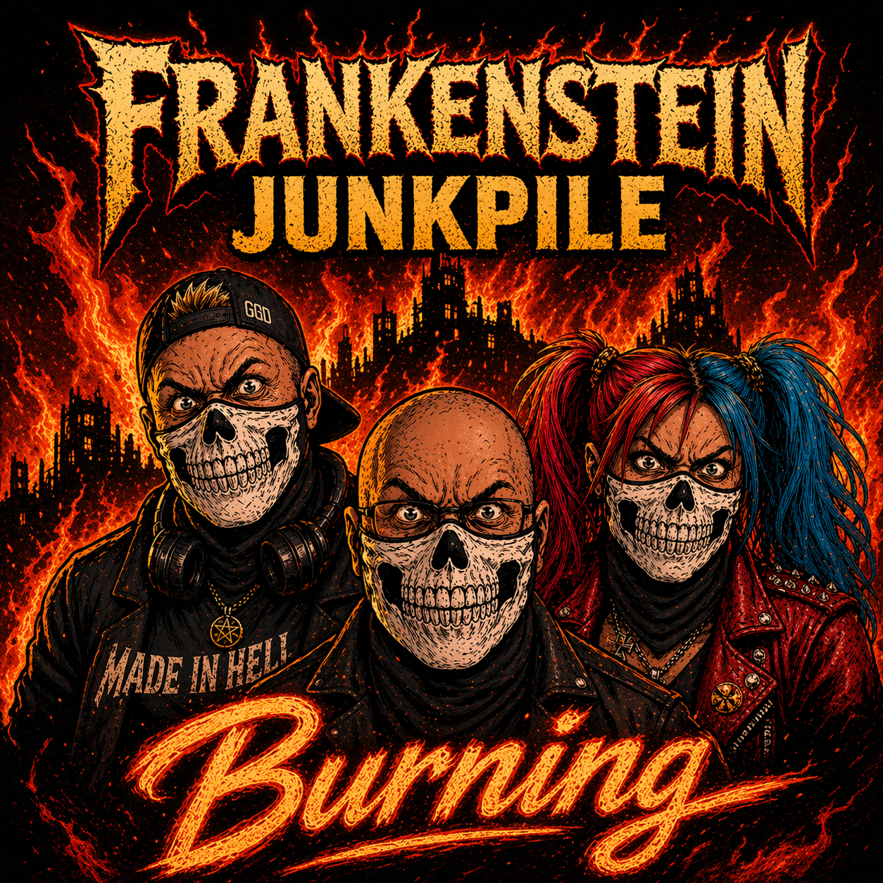 Frankenstein Junkpile - Burning
